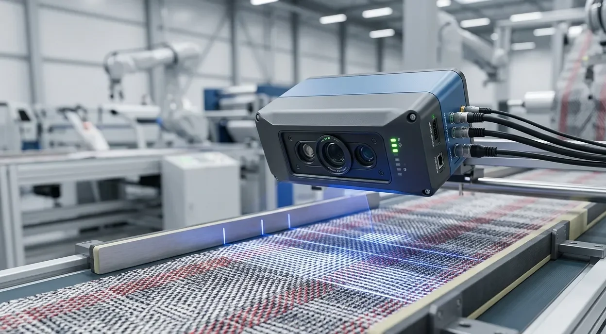 Tekstil Sanayisinde Yapay Görme Tabanlı Kalite Kontrol Çözümleri 1 Tekstil Üretimi Için Endüstriyel Akıllı Kamera